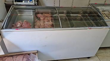 Soyuducu avadanlığı: Dərin dondurucu ölçü:160sm 500-Lt şüşəsi qırılıb, qazda vurulmalıdı — 1