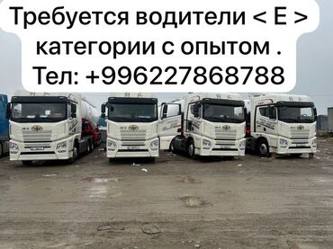 кафе в аренду: Талап кылынат Жүк ташуучу транспорт айдоочусу, Айдоочулук категориясы (CE), Фурага