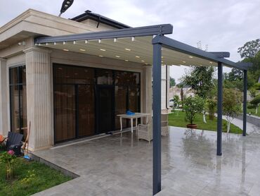 Digər tikinti materialları: Membran tent və pergola sistemləri – açıq məkanlar üçün professional — 4