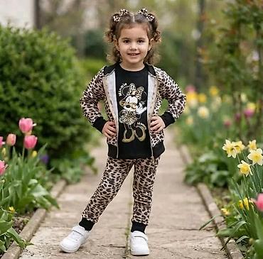 komplet za devojcice: Trodelni Mini deciji komplet Vel.3-4, 4-5 🥰Cena 2100din.kom.🥰 UPLATA — 2