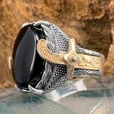 Üzüklər: YENİ, DƏBLİ, PASLANMAYAN materialdan hazırlanmış - ÜZÜKLƏR satılır — 31