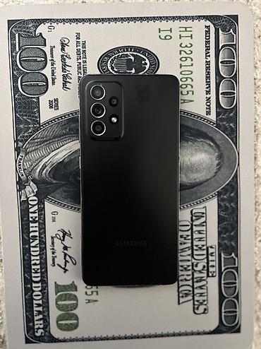 Samsung: Samsung Galaxy A52, 128 GB, rəng - Qara, Barmaq izi, Face ID — 16