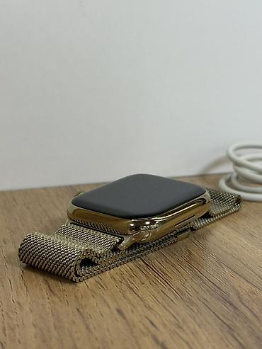 лучшая копия apple watch: Apple Watch Series 9 45 мм Gold + оригинальный Milanese Loop Редкость — 5