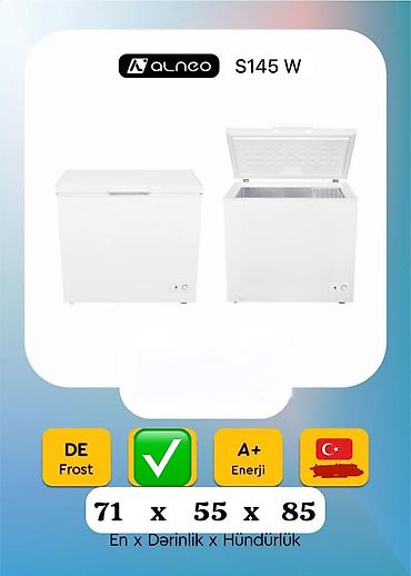 Məişət texnikası: Turk brendi Alneo🇹🇷 Dərin dondurucu 145 lt ❄️ Hündürlük 85 sm eni 71 — 4