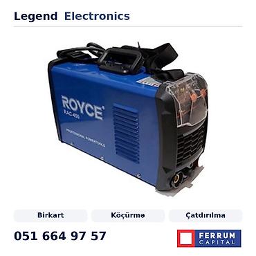 alet: Elan başlığı: Metal üçün qaynaq aparatı Royce RAC-450 Elan mətni — 1