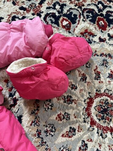 Верхняя одежда: Детские зимние куртки, размер 92. 1) Baby Go (оранжевая) - Тёплая — 11