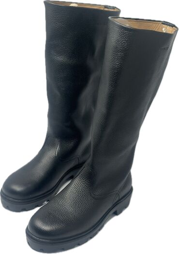 Ботинки: Яловые сапоги кожаные с кожподкладом модель 7-044
