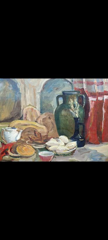 Şəkillər, tablolar: Rəssam Mirteyyub Xəlilovun əl işləri. (Müxtəlif ölçülü Xols, Karton — 28