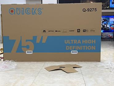 x96 smart tv box: QUICKS Q-9275 75" Ultra High Definition Smart TV - Ekran ölçüsü: 75 — 1