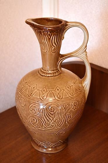 çiyə yağı: Rəng - Sarı, Keramika, 1, 2 l, SSRİ — 1
