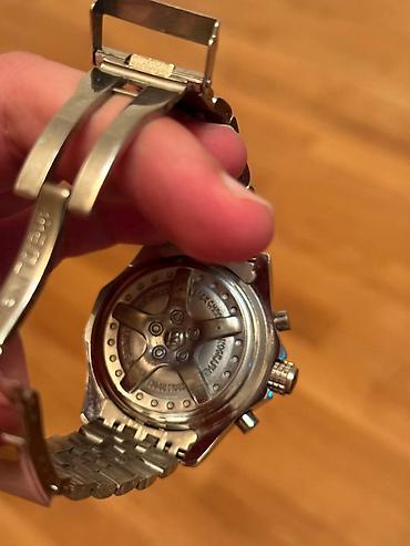 idman saatı: Breitling xronoqraf qol saatı – paslanmayan polad - Korpus və qolbaq — 3
