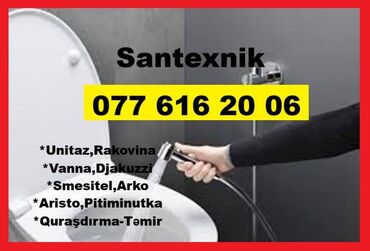Vannalar: Quba ş. Santexnik Ustası. Rakovina, Unitaz, Moydodır, Vanna, Djakuzzi