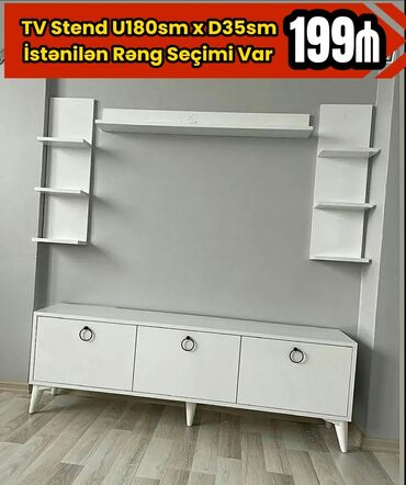 kasa altlığı: Yeni, Düz TV altlığı, Polkalı, Laminat, Azərbaycan