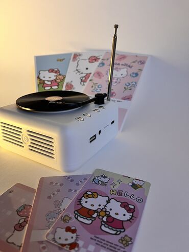 портативные колонки epik: Новая классная колонка Hello Kitty, подключается через bluetooth к