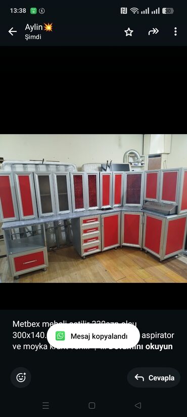 старую кухонную мебель: Metbex mebeli satilir 330azn.olcu 300x140.Uzerinde bosh firmasinin
