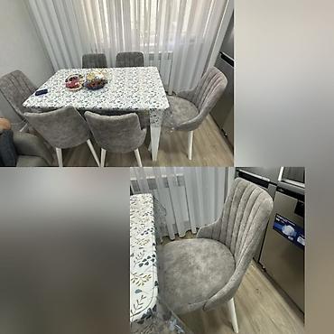 Stol+6 Stul birlikdə 400₼Satilir. Masa açılandır. Ünvan: Qaraçuxur lalafo.az -da Stol+6 Stul birlikdə 400₼Satilir. Masa açılandır. Ünvan: Qaraçuxur
