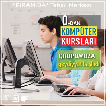 Kompüter kursları: Kompüter kursları | Microsoft Office | Qrup