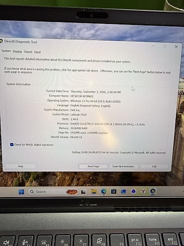 dell noutbuk: Dell Latitude 7410 I7-10610U ✨ Yaxşı vəziyyətdə, gündəlik istifadə — 6