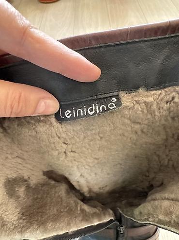 leinidina обувь: Женские зимние сапоги Leinidina, размера 35. Покупали за 7300с. - — 2