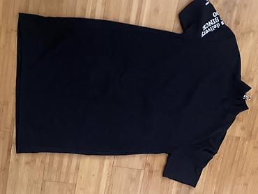 hind geyimləri: Qara rəngli qısaqollu t-shirt/tunika-stil üst geyim - Rəng: tam qara — 2