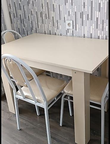 kafe stul: Mətbəx üçün, Yeni, Açılmayan, Kvadrat masa — 2