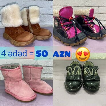 20 manata cixiram: 4 ədəd 50 azn
Çox az istifadə olunub
Ölçü 21/22/23