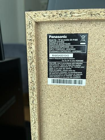 ventilyator su ile: Panasonic ev audio sistemi – güclü səsli mini Hi‑Fi komplekti — 4
