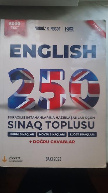 Testlər: İngilis dili üzrə buraxılış imtahanına hazırlaşanlar üçün **“English — 1