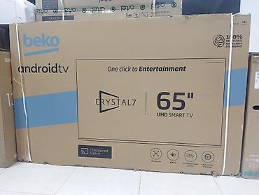 165: Yeni Televizor Beko LED ekran 65" 4K (3840x2160), Pulsuz çatdırılma — 1