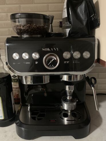 кофемашины с кофемолкой: Кофе кайнаткыч, кофе машина, Колдонулган, Өзү алып кетүү