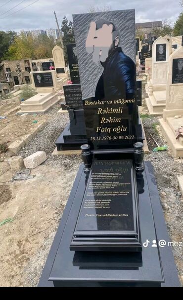 Başqa xidmətlər: 3. -D şəKillərinheykəllərin yonulması .
 Qəbir daşı işıəri — 7