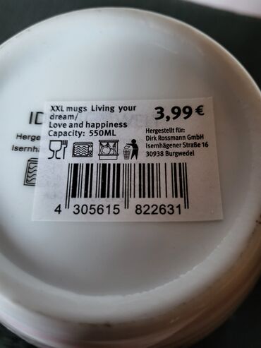 Čaše: Solja nova,veca nemacka porcelanska. Nova porcelanska solja na lalafo.rs — 3 Čaše: Solja nova,veca nemacka porcelanska. Nova porcelanska solja — 3