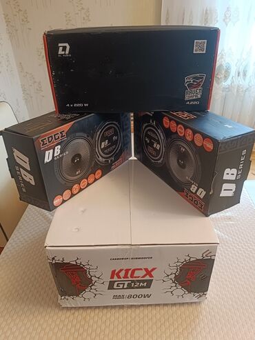Audio: Bu dəstə Edge DB Series dinamikləri və Kicx GT12M subwoofer daxildir