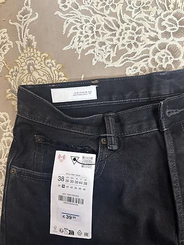 военые формы: Мужские джинсы, XS, Zara, Новый, цвет - Черный — 3
