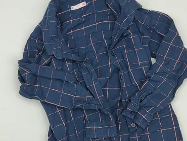 Shirt 10 years, condition - Good, pattern - Cell, color - Blue
