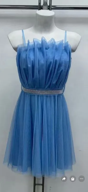 One size, color - Light blue, Evening, With the straps
