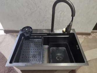 Многофункциональная кухонная мойка с комплектом аксессуаров - Врезная