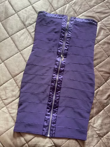 XS (EU 34), color - Purple, Cocktail, Without sleeves