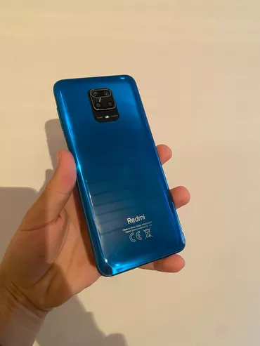 Redmi, Redmi Note 9S, Б/у, 64 ГБ, цвет - Синий, 2 SIM