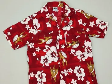 Shirt 5-6 years, condition - Ideal, pattern - Floral, color - Red