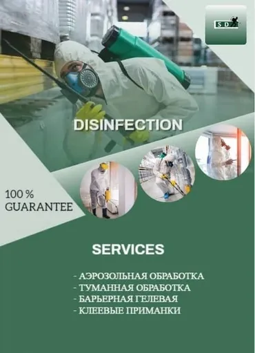 Дезинфекция, дезинсекция, | Блохи, Вирусы, микробы, Клопы, | Дома, Подъезды, Транспорт