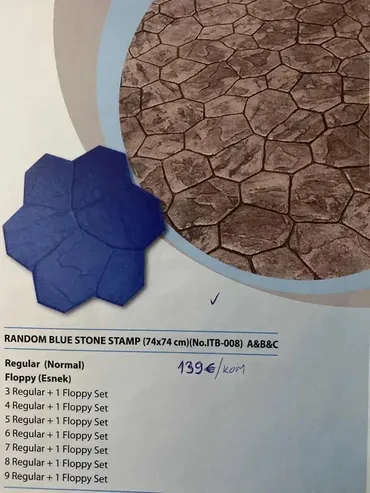 Kalup za Štampani Beton – Sumski Kamen 🌲🛠️ Unesite prirodnu lepotu u