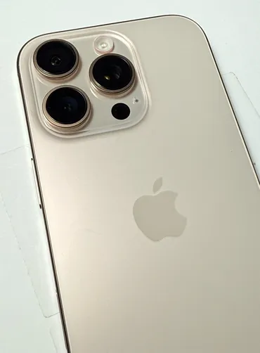 IPhone 16 Pro, Б/у, 256 ГБ, Desert Titanium, 100 %