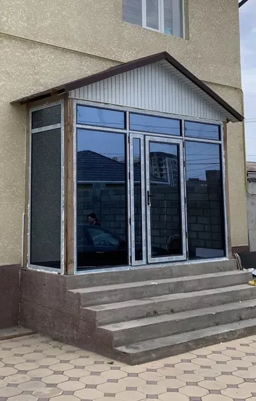 Алюминиевое готовое окно, Витражи, 250 * 280, Новый, Бесплатная установка