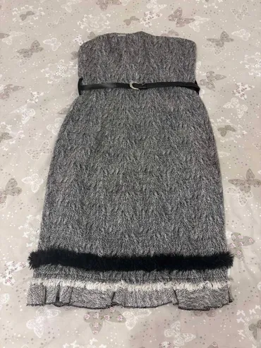 PS Fashion L (EU 40), color - Grey, Cocktail, Without sleeves