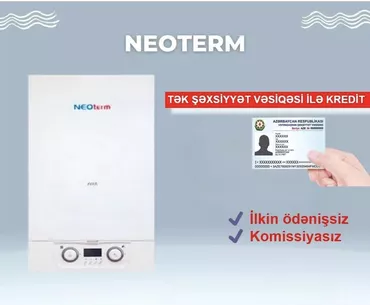 Yeni Kombi Neoterm 24 kVt, Ödənişli çatdırılma, Pulsuz çatdırılma, Ödənişli quraşdırma, Zəmanətli, Kredit var