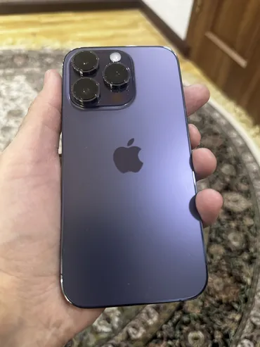 IPhone 14 Pro, Б/у, 256 ГБ, Deep Purple, 100 %