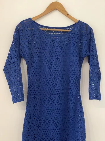 S (EU 36), color - Blue, Evening, Other sleeves