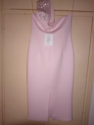 XL (EU 42), bоја - Roze, Večernji, maturski, Top (bez rukava)