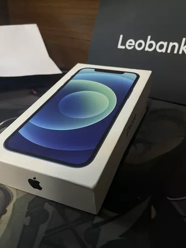 IPhone 12, 128 GB, Pacific Blue, Barmaq izi, Simsiz şarj, Face ID